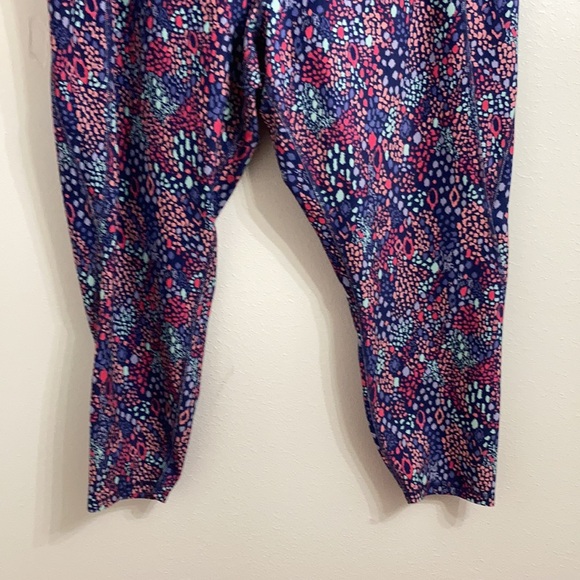 EUC Colorful Ankle Leggings Plus Size 2X - Picture 7 of 11